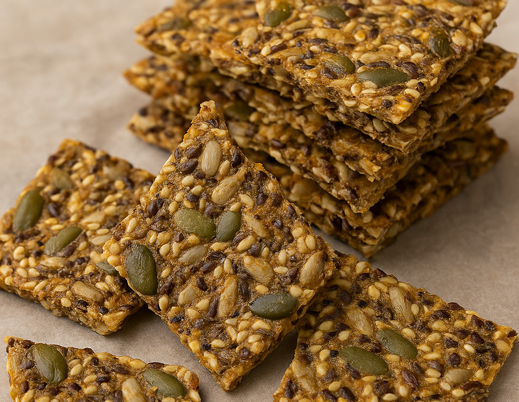 Healthy and Crunchy Seed Chips