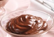 Healthy 2-Ingredient Chocolate Pudding served in a bowl