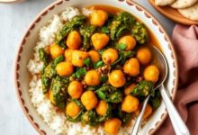 Vegan Chickpea and Spinach Curry Recipe